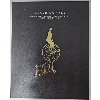 BLACK DONKEY (Bhútan Shilajit oslí darkmilk bez cukru) -50g (NAIVE)