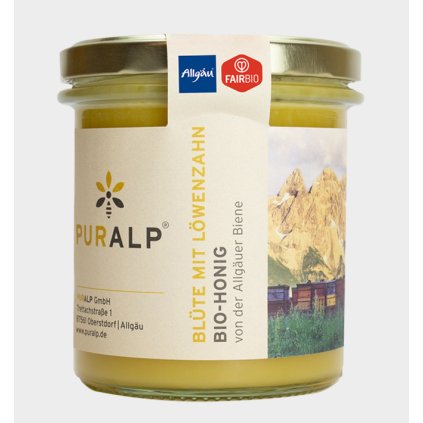 BIO pampeliškový med -400g (Alpy-Německo)