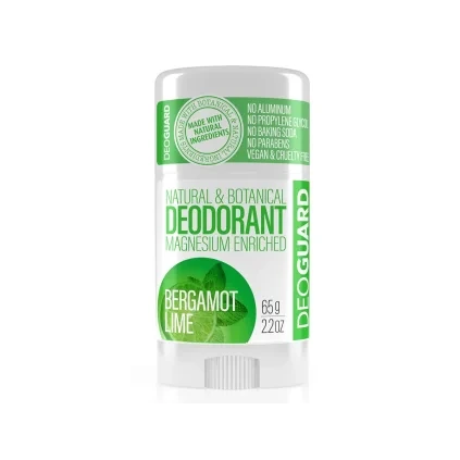 PŘÍRODNÍ TUHÝ DEODORANT - BERGAMOT A LIMETKA 65g