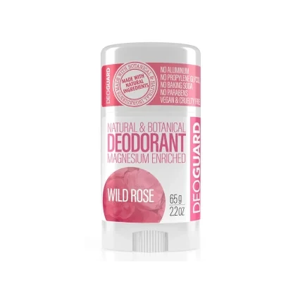 PŘÍRODNÍ TUHÝ DEODORANT - DIVOKÁ RŮŽE 65g