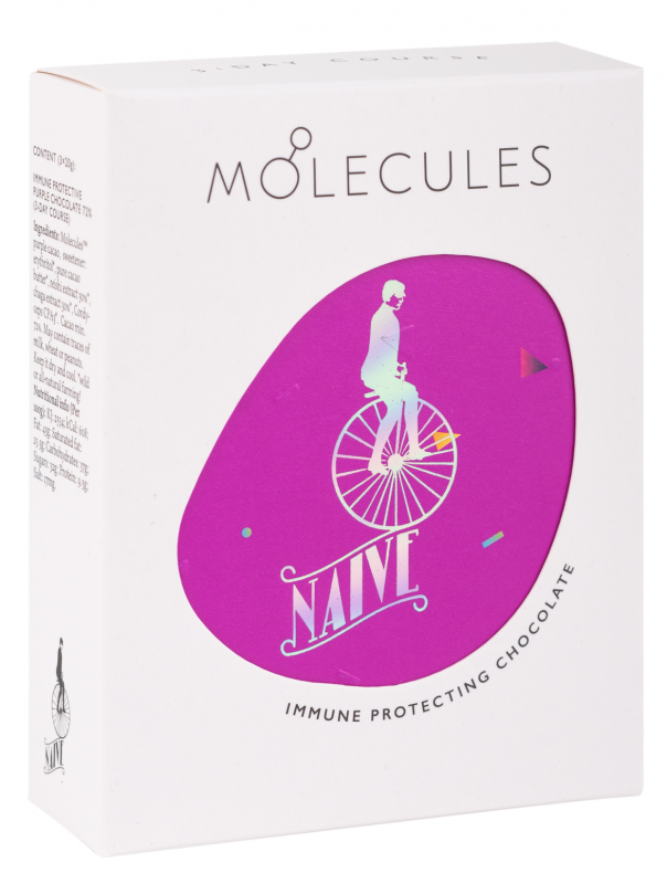 CHOCOLATE NAIVE 72% IMMUNE MOLECULES - (NAIVE) Hmotnost: 60g (3x20g)