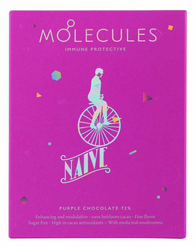 CHOCOLATE NAIVE 72% IMMUNE MOLECULES - (NAIVE) Hmotnost: 20g