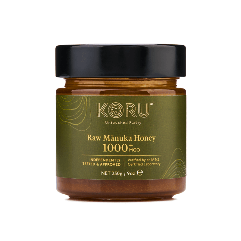 KORU RAW MANUKA HONEY -250g (MGO od 300+ do 1500+) MGO: MGO - 1000