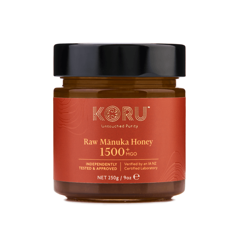 KORU RAW MANUKA HONEY -250g (MGO od 300+ do 1500+) MGO: MGO - 1500