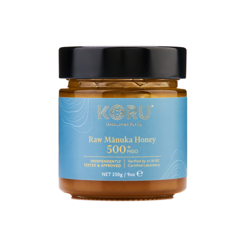 KORU RAW MANUKA HONEY -250g (MGO od 300+ do 1500+) MGO: MGO - 500