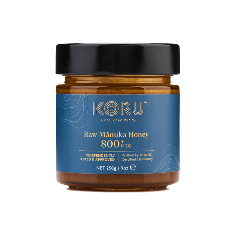 KORU RAW MANUKA HONEY -250g (MGO od 300+ do 1500+) MGO: MGO - 800