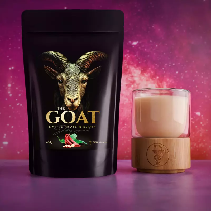 PRIMAL ALCHEMY GOAT (nativní kozí protein) – 480g GOAT BALENÍ: Červený banán