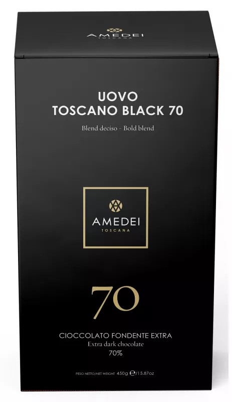 AMEDEI 70% Toscano Black EGG - 80g (AMEDEI)