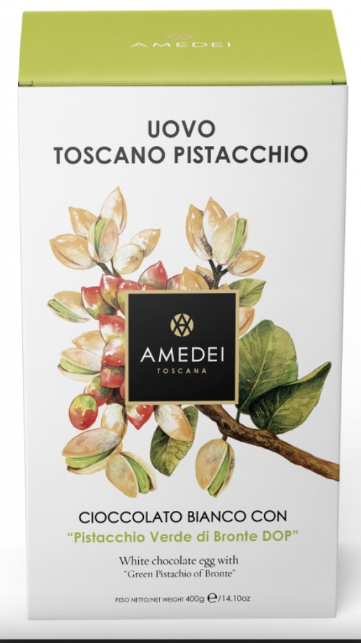 AMEDEI Toscano White pistacchio EGG - 400g (AMEDEI)