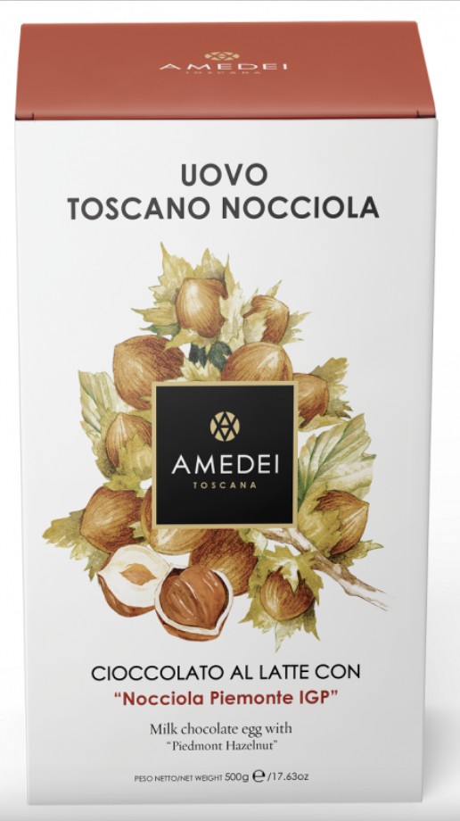 AMEDEI Toscano Nocciola EGG -80g/500g (AMEDEI) Vajíčka velikonoce: 80g