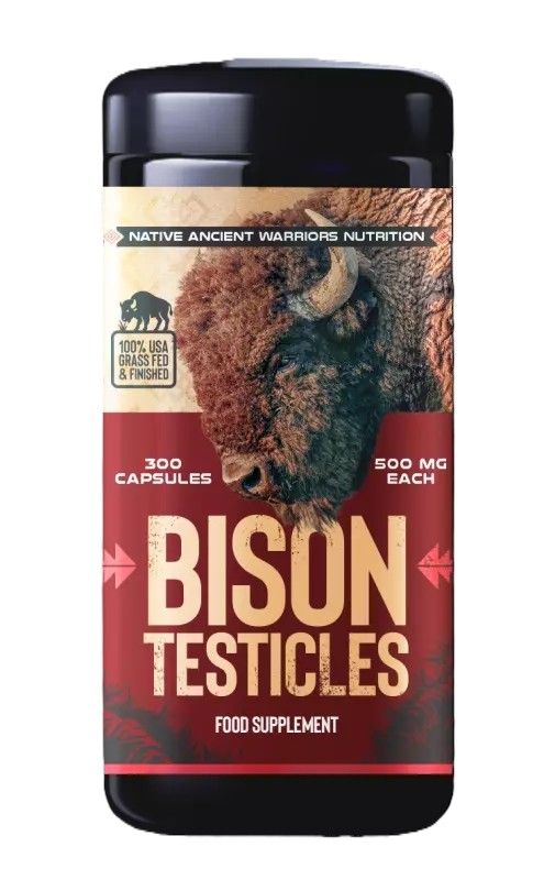 Tribe Vitamins RAW Divoké Bizoní žlázy pastvené v prérii - 300 kapslí (BISON TEST)