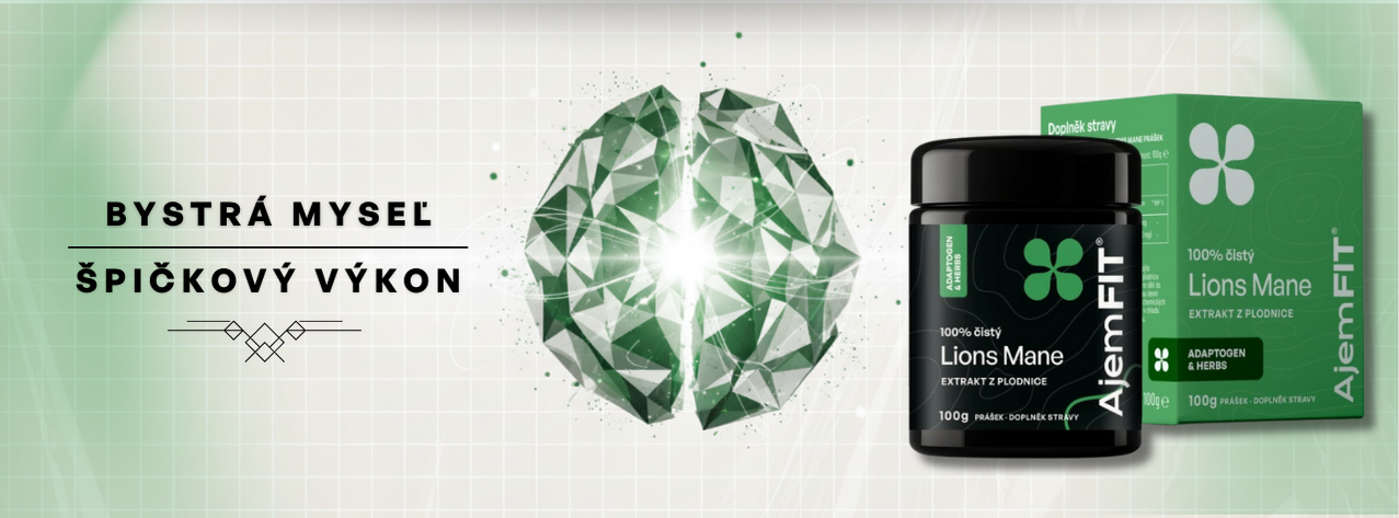 AjemFIT BIO Extrakt Lion's Mane – prášok