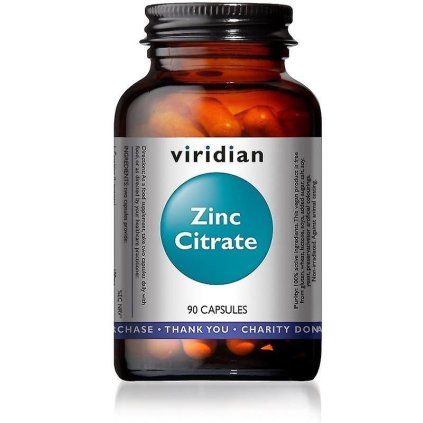 Zinc Citrate -90 kapslí (Viridian)