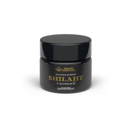100% ČISTÝ SHILAJIT (Sluncem Sušený) -60 kapslí (Himaláje) | AjemFIT
