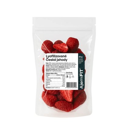 RAW Lyofilizované Jahody (České) -40g | AjemFIT