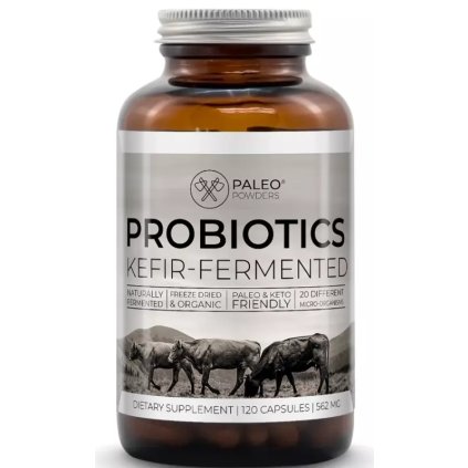 BIO PROBIOTIKÁ (kefírové) Paleo powders -120 kapsúl (67g) (Paleo powders)