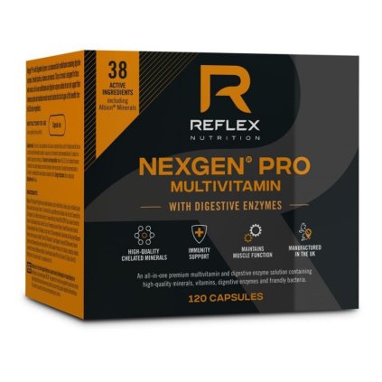 Nexgen® PRO s Enzymy -120kapslí (REFLEX NUTRITION)