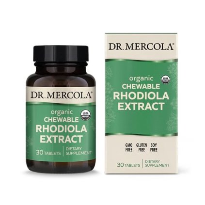 Organic Rhodiola extrakt -30 kapslí (DR.MERCOLA)