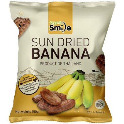 Sušené Banánky (Thajsko) (Sušené banánky 2500g (10x250g))