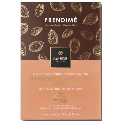 MAXI 66% PRENDIMÉ (hořká s mandlemi) - 500g (AMEDEI)