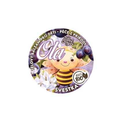 3332 bio telovy balzam ola svestka 100 prirodni slozeni baleni v ml 100 ml