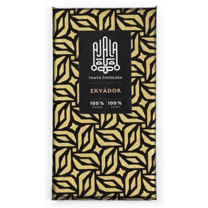 100% AJALA Čokoláda (bez přísad) -45g (Ekvádor) (BANÁNKY 10ks - (450g))