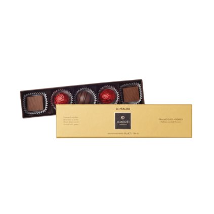 3380 gold pralines 5 55g amedei