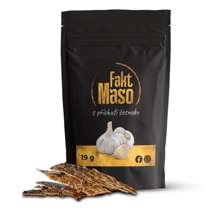 Sušené Hovězí Maso (Česnek) -19g (FAKT MASO)