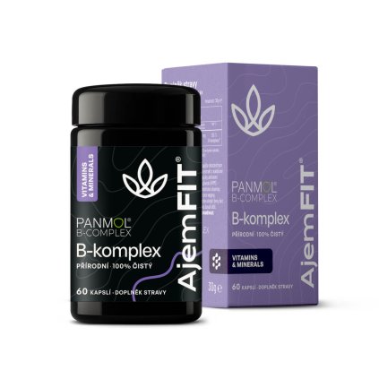 AjemFIT Přírodní B-komplex - 60 kapslí (PANMOL®)