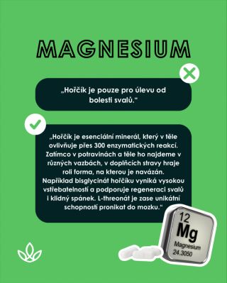 Proč při suplementaci hořčíku záleží na formě? 🔬 Hořčík je esenciální prvek…naše tělo si ho neumí vyrobit, proto jsme plně...
