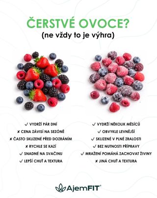 V poslední době se hodně řeší téma čerstvé vs. mražené ovoce 🍓❄️A často s předsudkem, že mražené je „méně kvalitní“ a bez...