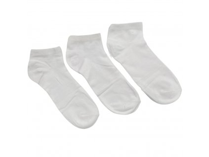 Pánské bavlněné ponožky bílé 3ks 5001A