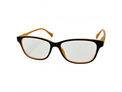 Dioptrické brýle na čtení oranžovo-černé ZH2106