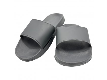 Pánské gumové pantofle šedé 696-3C