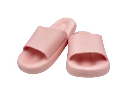 Dámské gumové pantofle růžové 23-7