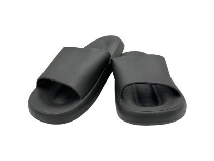 Pánské gumové pantofle černé 23-8
