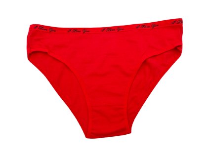Dámské bavlněné kalhotky červené 6122A-1