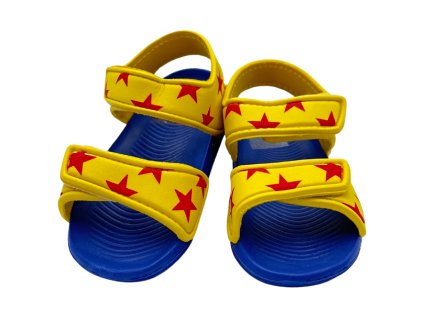 Dětské gumové sandály žluté 1996C-D