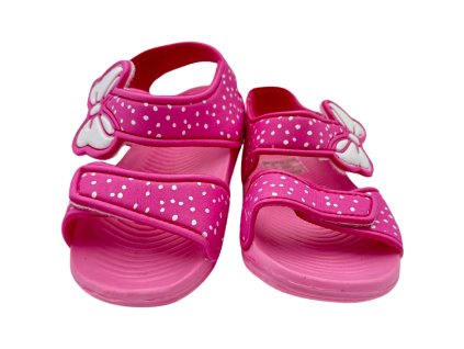 Dětské gumové sandály tmavě růžové 1989C-D
