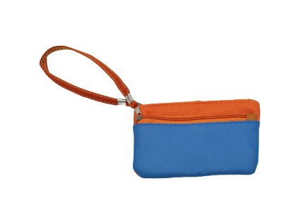 Malá peněženka modro-oranžová
