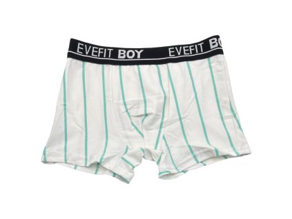 Dětské bavlněné boxer šortky bílé 8203.08