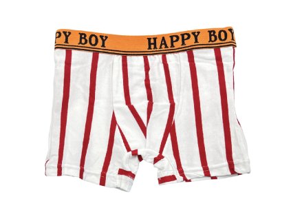Dětské bavlněné boxer šortky bílé 8203.24