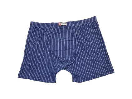 Pánské bavlněné boxer šortky modré F3009