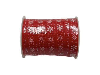 Stahovací stuha vločka malá 10m x 1cm A6051