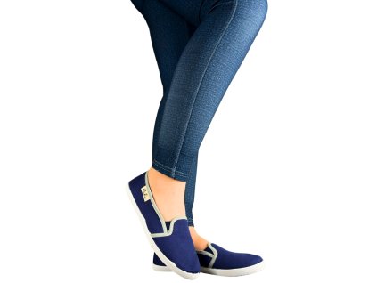 Dámské espadrilky modré SCF130N