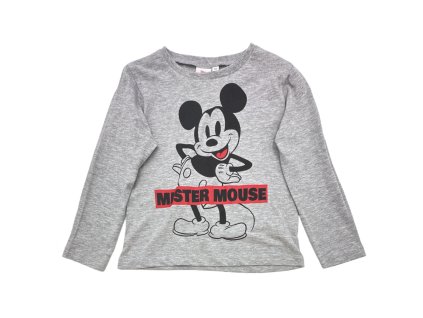 Dětské bavlněné tričko MICKEY šedé 1231