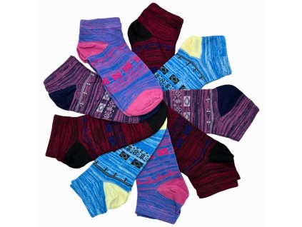 SET 9 Párů - Bavlněné ponožky SW357