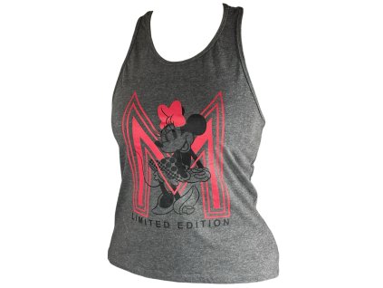 Dámské bavlněné tílko MINNIE šedé 3593
