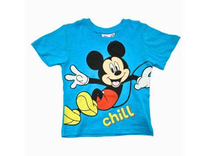 Dětské bavlněné tričko MICKEY světle modré 237