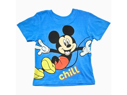 Dětské bavlněné tričko MICKEY modré 237